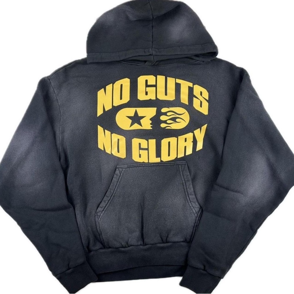 Kids Black Hoodie with Bold Print